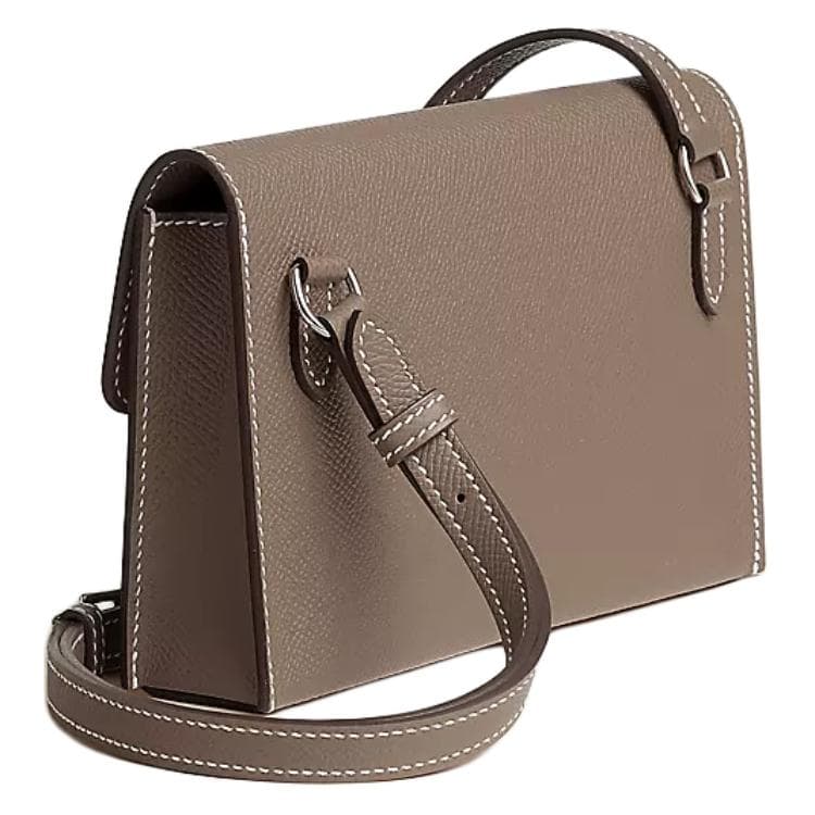 Сумка через плечо Hermes Epsom Wallet Etoupe Grey - изображение 3