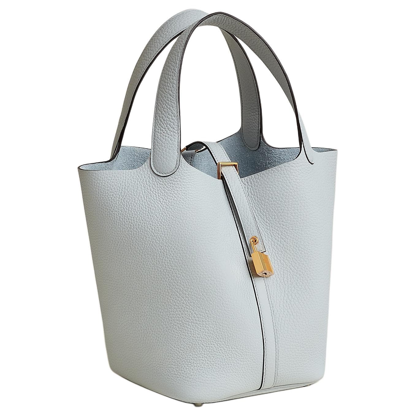 Сумка HERMES Picotin Lock 22 Clemence 22 08 Bleu Pale - изображение 2