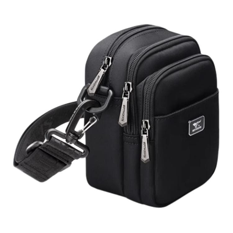 Сумка через плечо SEPTWOLVES Оксфорд Crossbody Сумка Стандартная (Standard) Мужская Черная - изображение 4