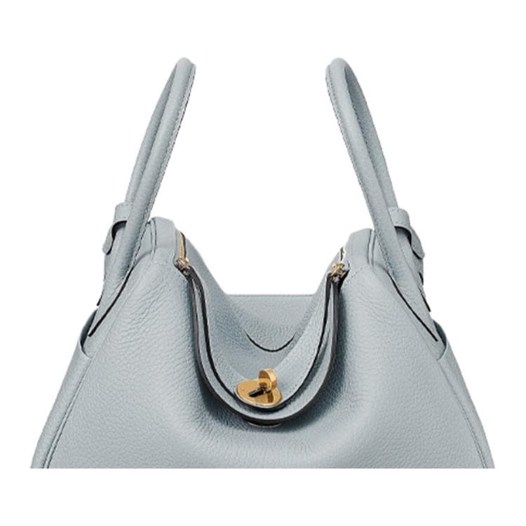 Сумка HERMES Lindy 26 Clemence 08 Bleu Pale - изображение 4