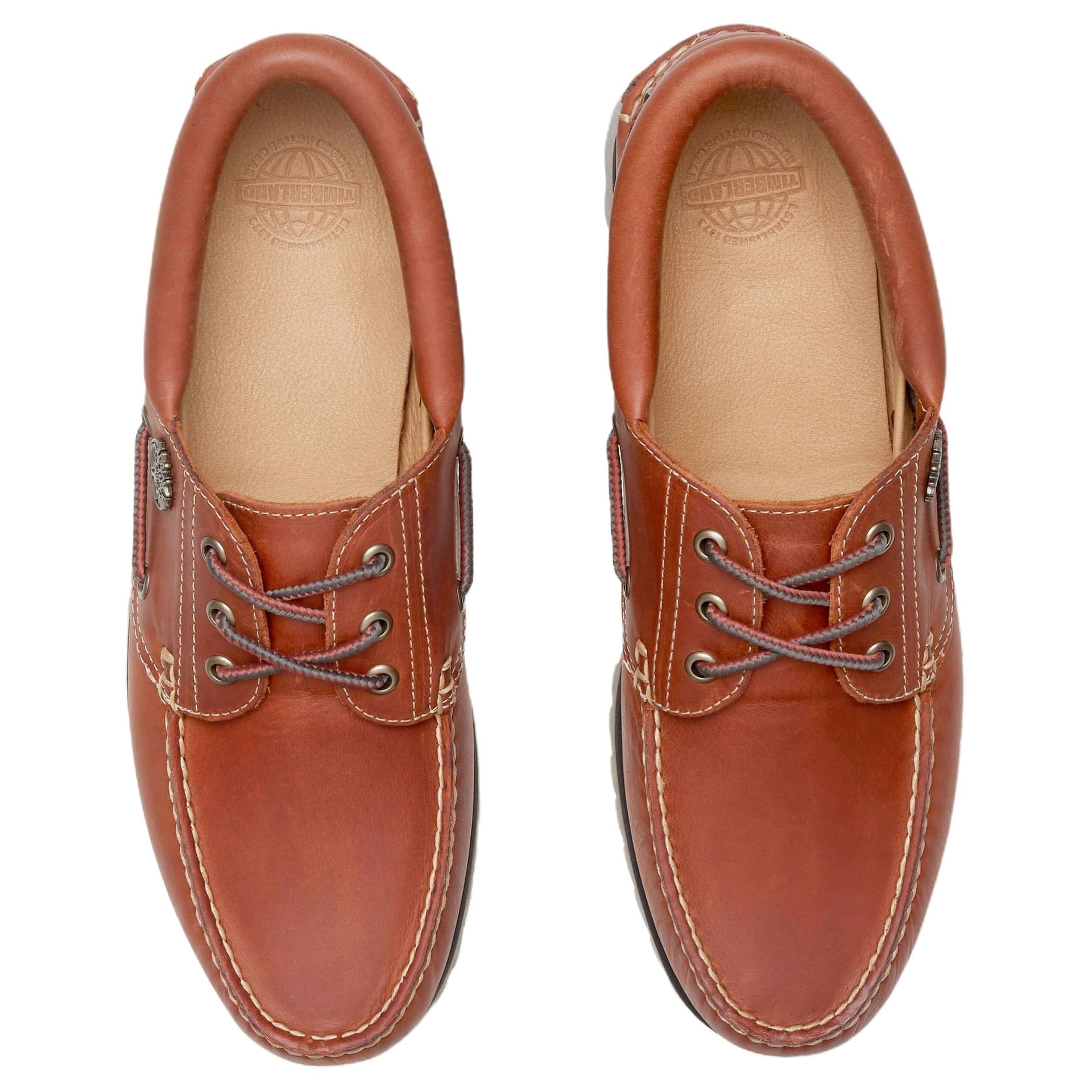 Timberland 3 Eye Топсайдеры Мужские Коричневые - изображение 4