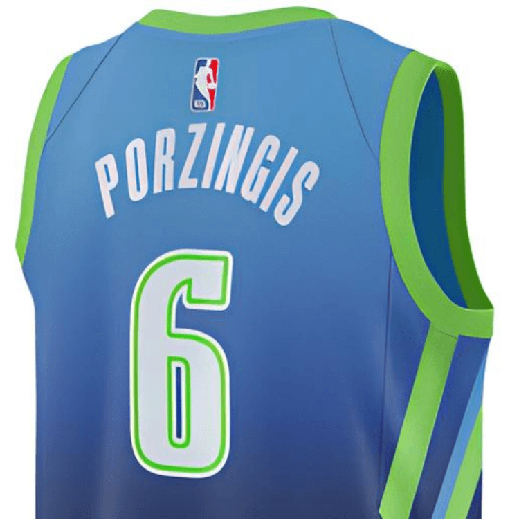 Баскетбольная майка Nike NBA Mavericks Porzingis 6 Jersey - изображение 4