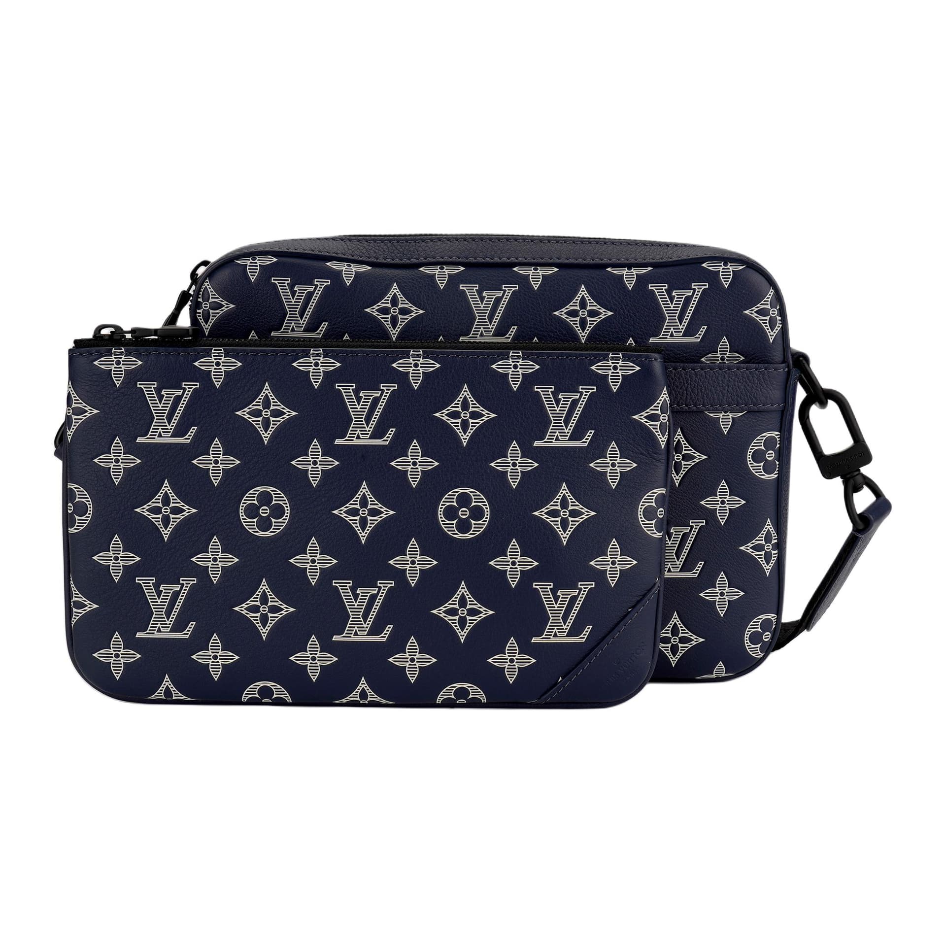 Сумка через плечо Louis Vuitton Trio Navy - изображение 1
