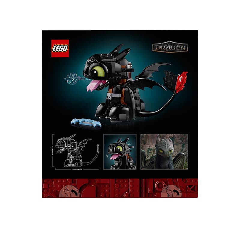 Конструктор LEGO Icons Коллекция 10375 Как приручить дракона Беззубик Конструктор 784 элемента 10375 LG - изображение 2