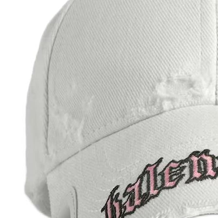 Кепка Balenciaga Хлопковые бейсболки женские белые - изображение 2