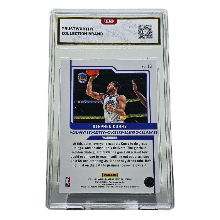 PANINI Stephen Curry Championship Path One-Handed Shot 69/99 Graded Card - изображение 2