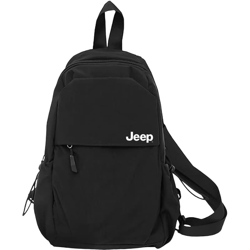 Рюкзак Рюкзак Jeep из нейлоновой ткани мужской черный зеленый - изображение 1