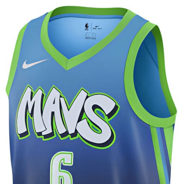 Баскетбольная майка Nike NBA Mavericks Porzingis 6 Jersey - изображение 3