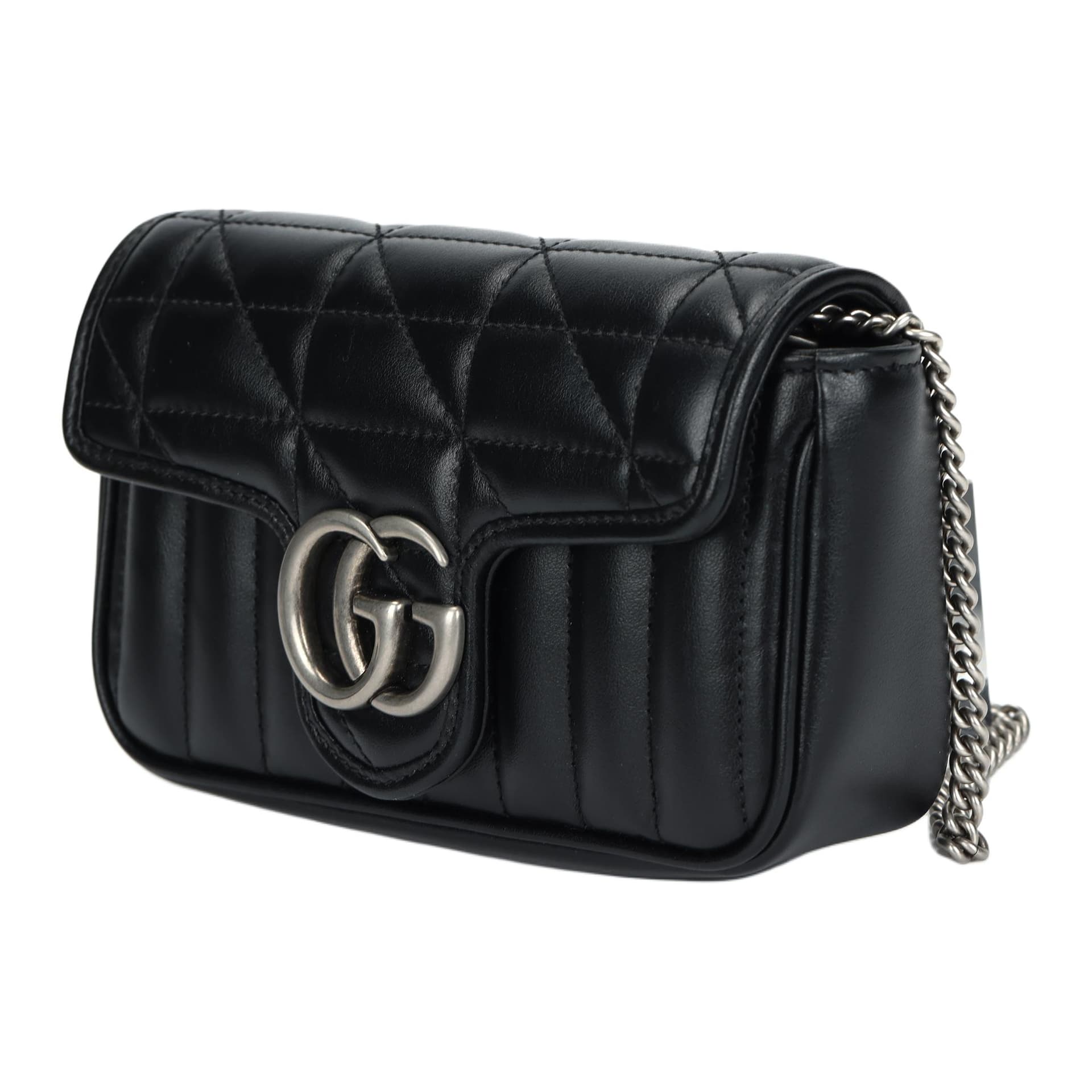 Сумка через плечо Gucci GG Marmont Mini Black - изображение 2