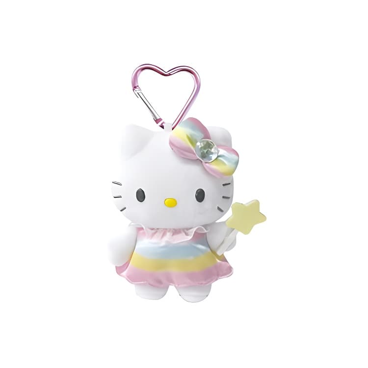 Санрио Hello Kitty Длинноногая Хэйсей Нобельная Женщина Ангел Китти Сердце Пряжка Коллекция Радужные Эльфийские Куклы - изображение 1