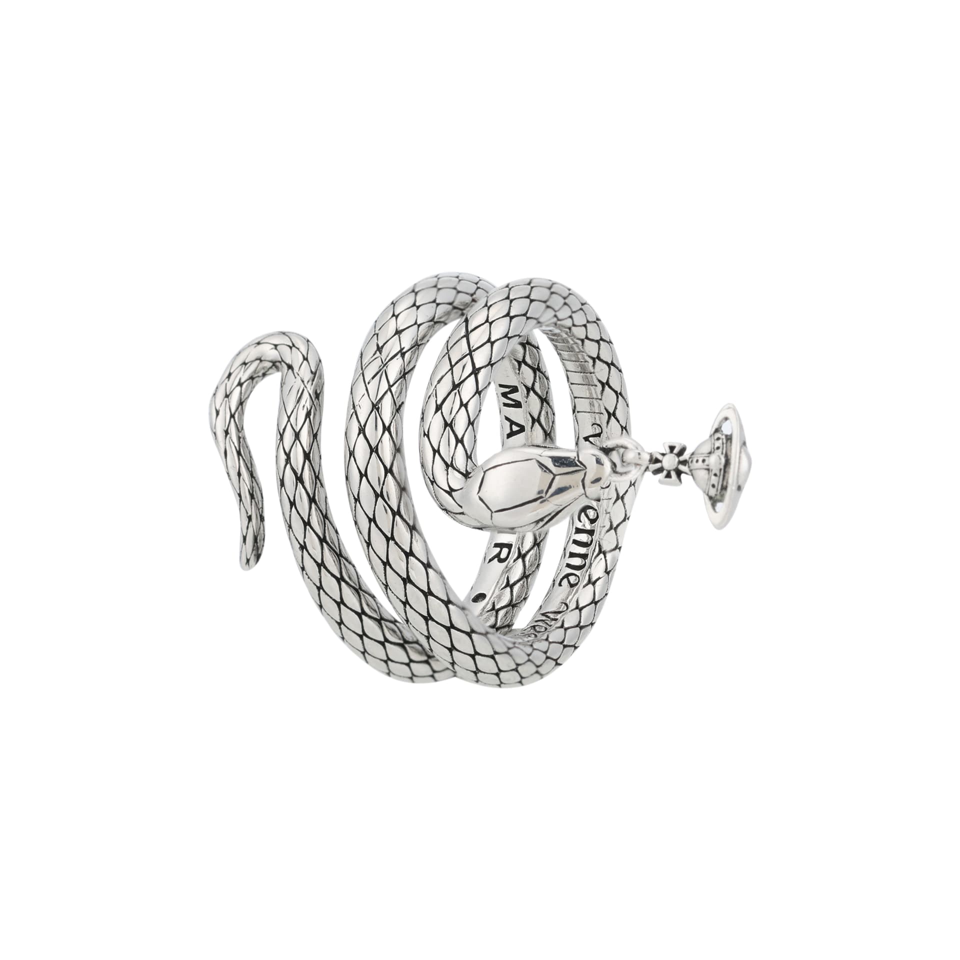 Кольцо Vivienne Westwood Латунь Унисекс Серебристые Кольца - изображение 3