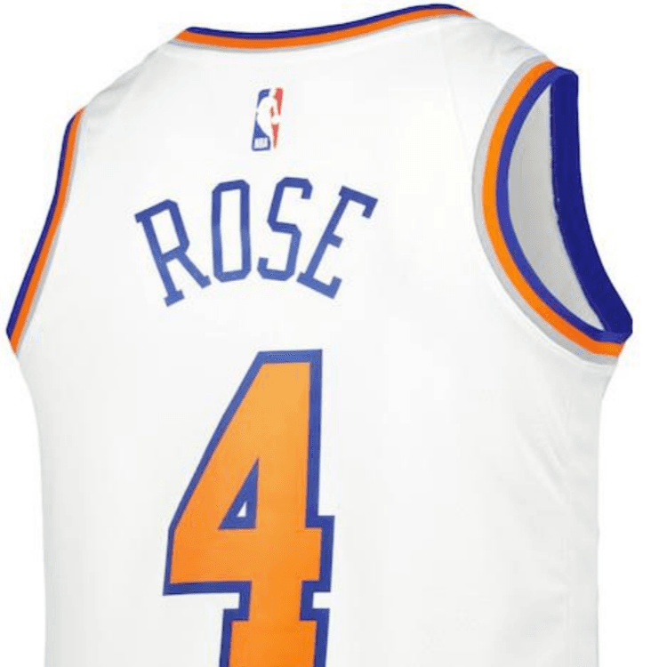 Баскетбольная майка Nike NBA Derrick Rose Jersey White - изображение 4