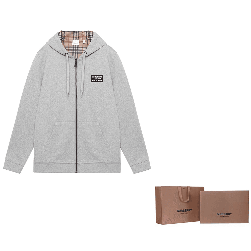 Худи Burberry Hoodie Grey - изображение 9