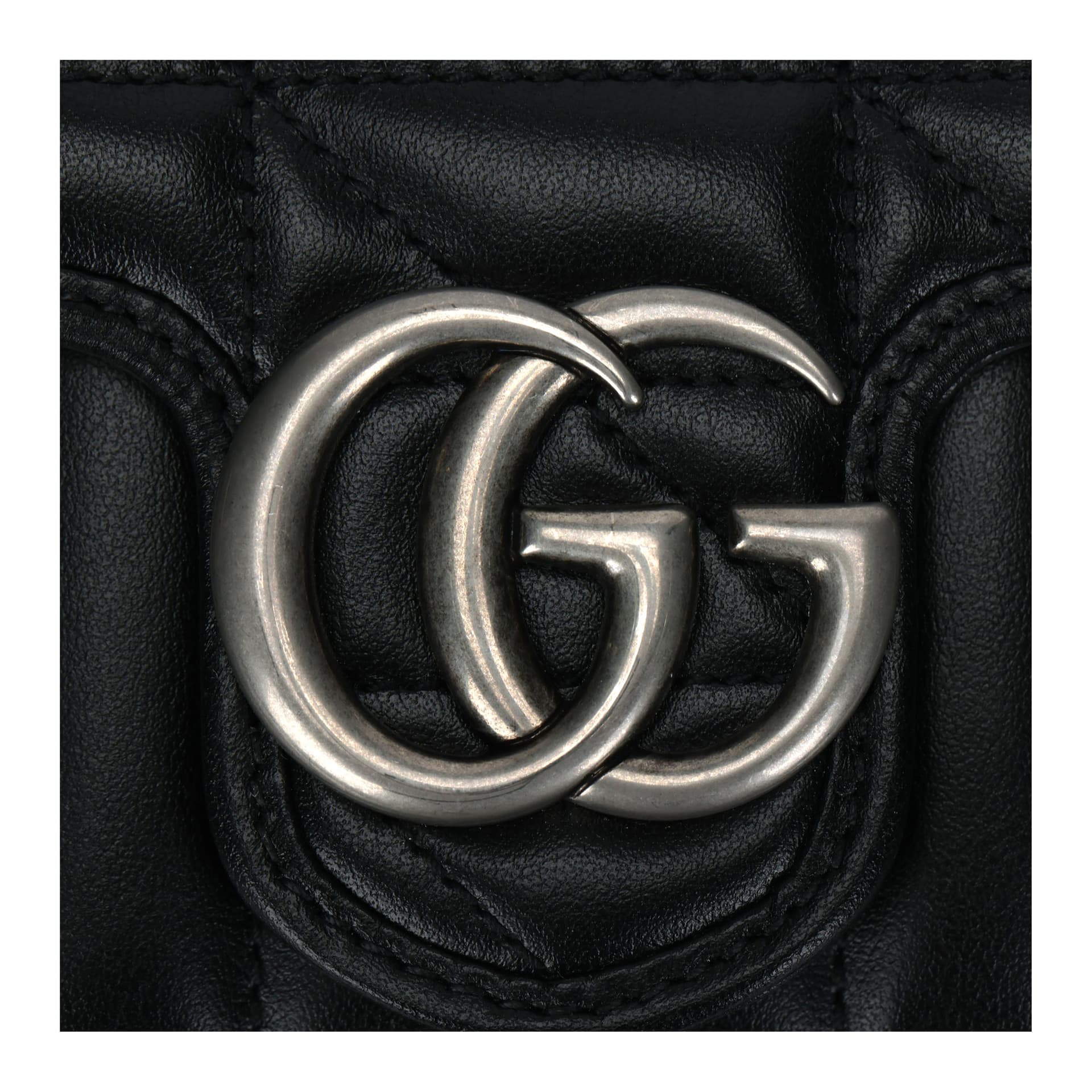 Сумка через плечо Gucci GG Marmont Mini Black - изображение 5