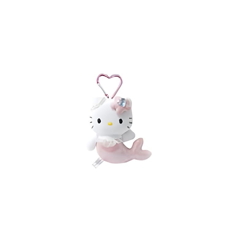 Санрио Hello Kitty Длинноногая наследница Ангел Китти Сердце Пряжка Коллекция Куклы Плюшевый Украшение Маленький Высокий - изображение 4