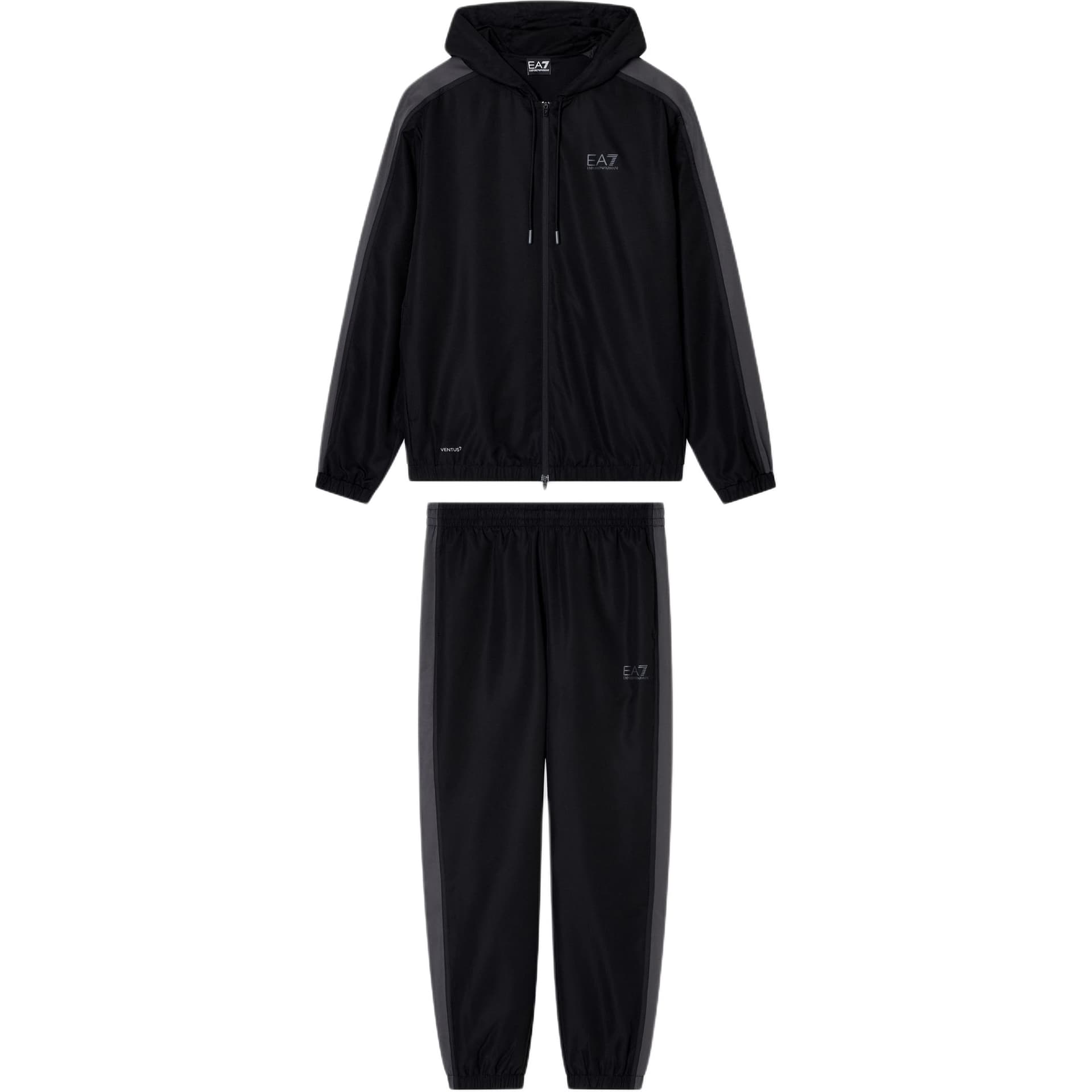 Спортивный костюм EMPORIO ARMANI EA7 Повседневная Спортивная Одежда Мужская Черная - изображение 1