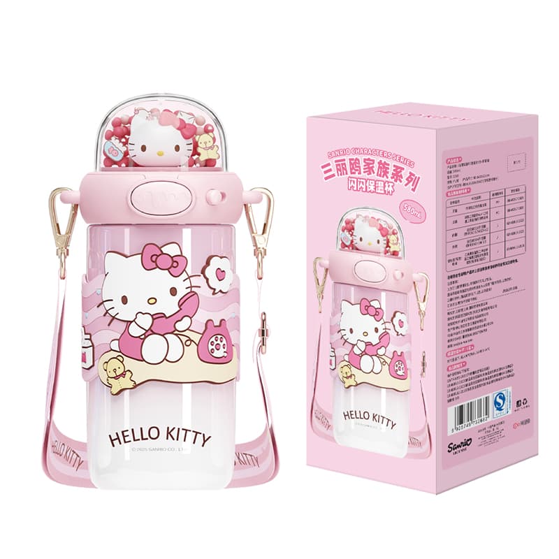 Санрио Hello Kitty Kuromi Зимний термокружка 580 мл - изображение 2