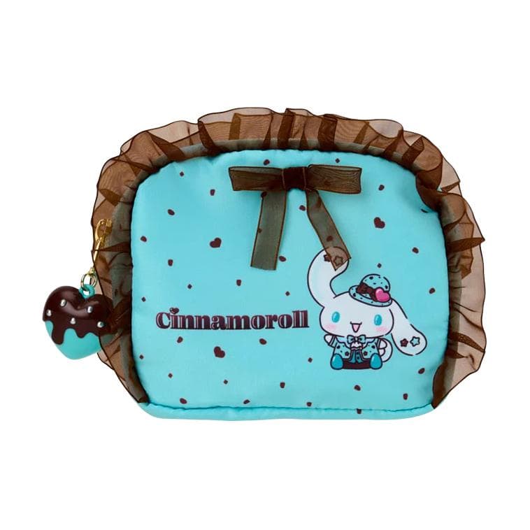Портмоне Санрио Cinnamoroll Полиэстер Волокно Монета Кошелек Женский Синий - изображение 1