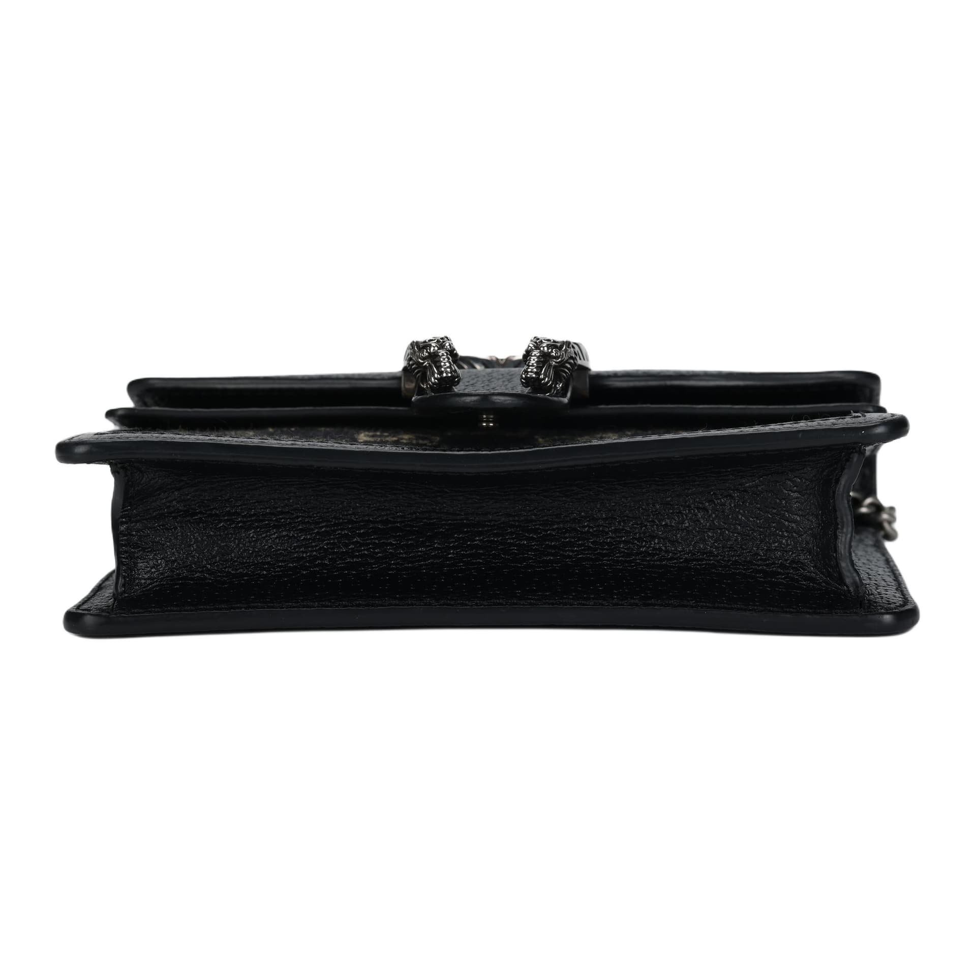 Сумка через плечо Gucci Dionysus Super Mini Black - изображение 4