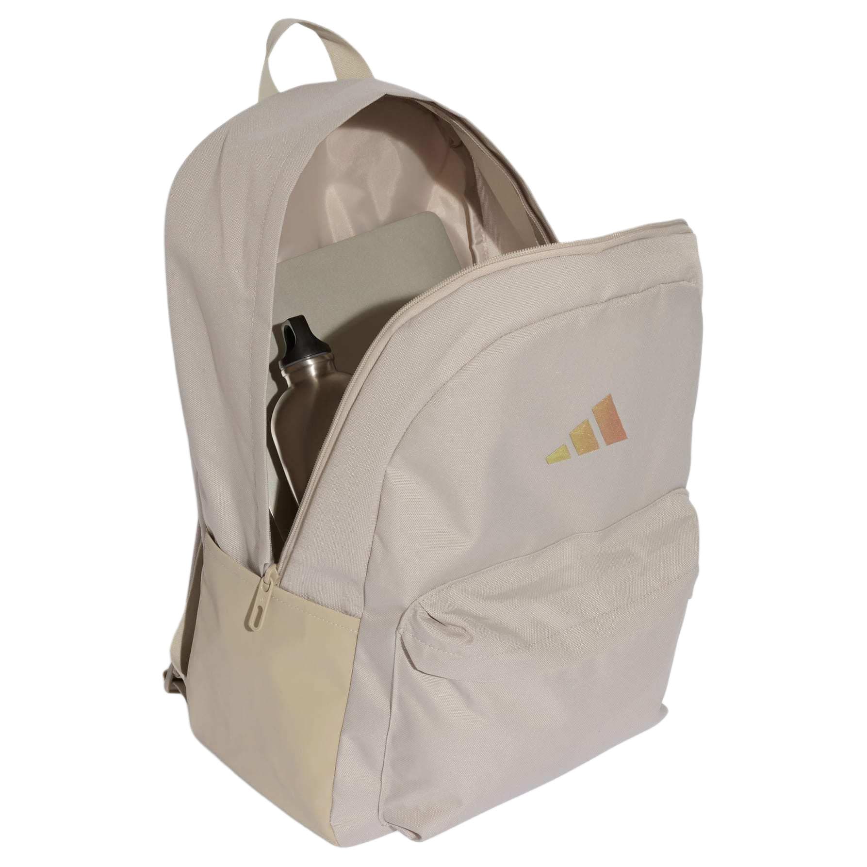 Рюкзак Adidas Essentials Полиэстеровый Рюкзак из Полиэстерового Волокна Женский Светлый Умбра - изображение 3