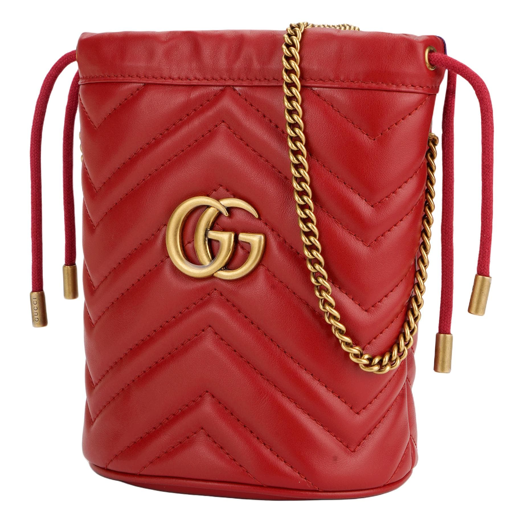 Мини-сумка Gucci GG Marmont Mini Red - изображение 2