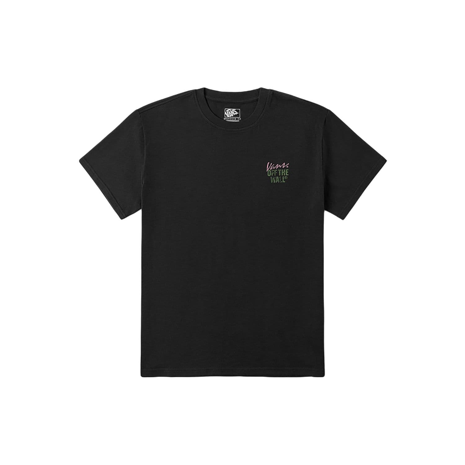 Футболка Vans Off THE WALL Черные Женские T-рубашки - изображение 1