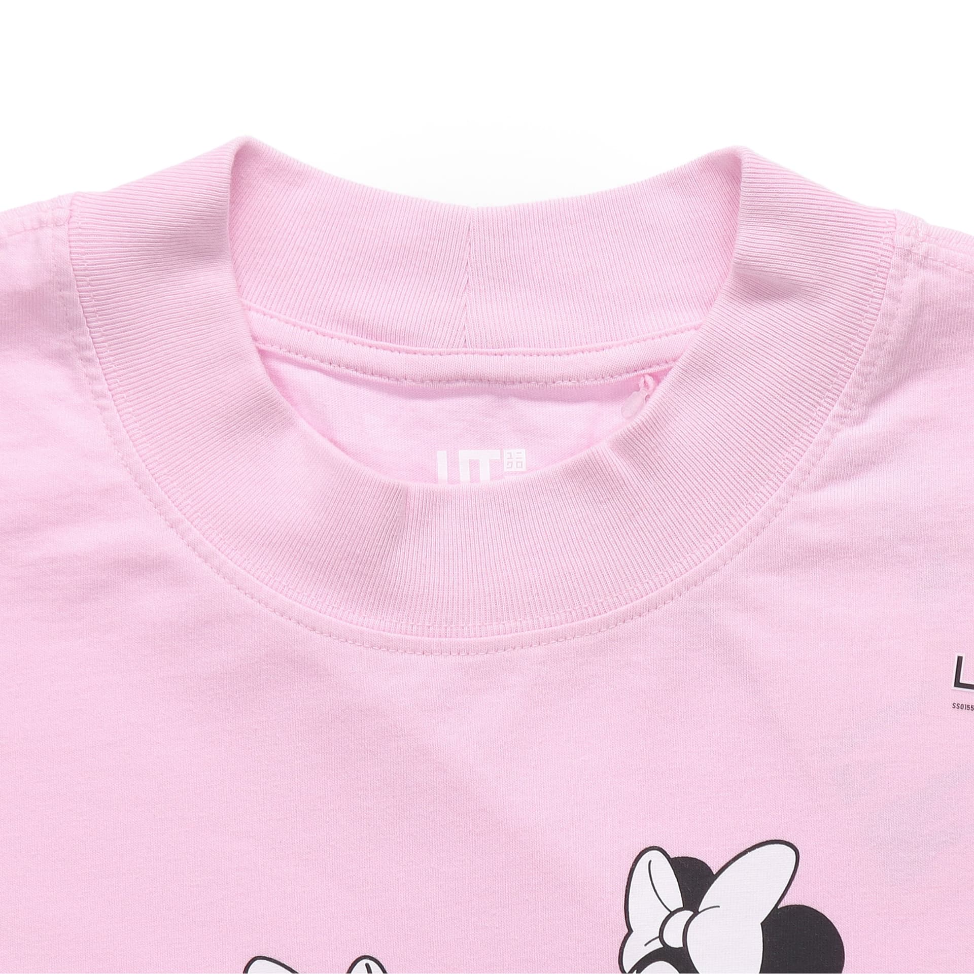 Футболка UNIQLO Mickey Print T-Shirt Pink - изображение 3