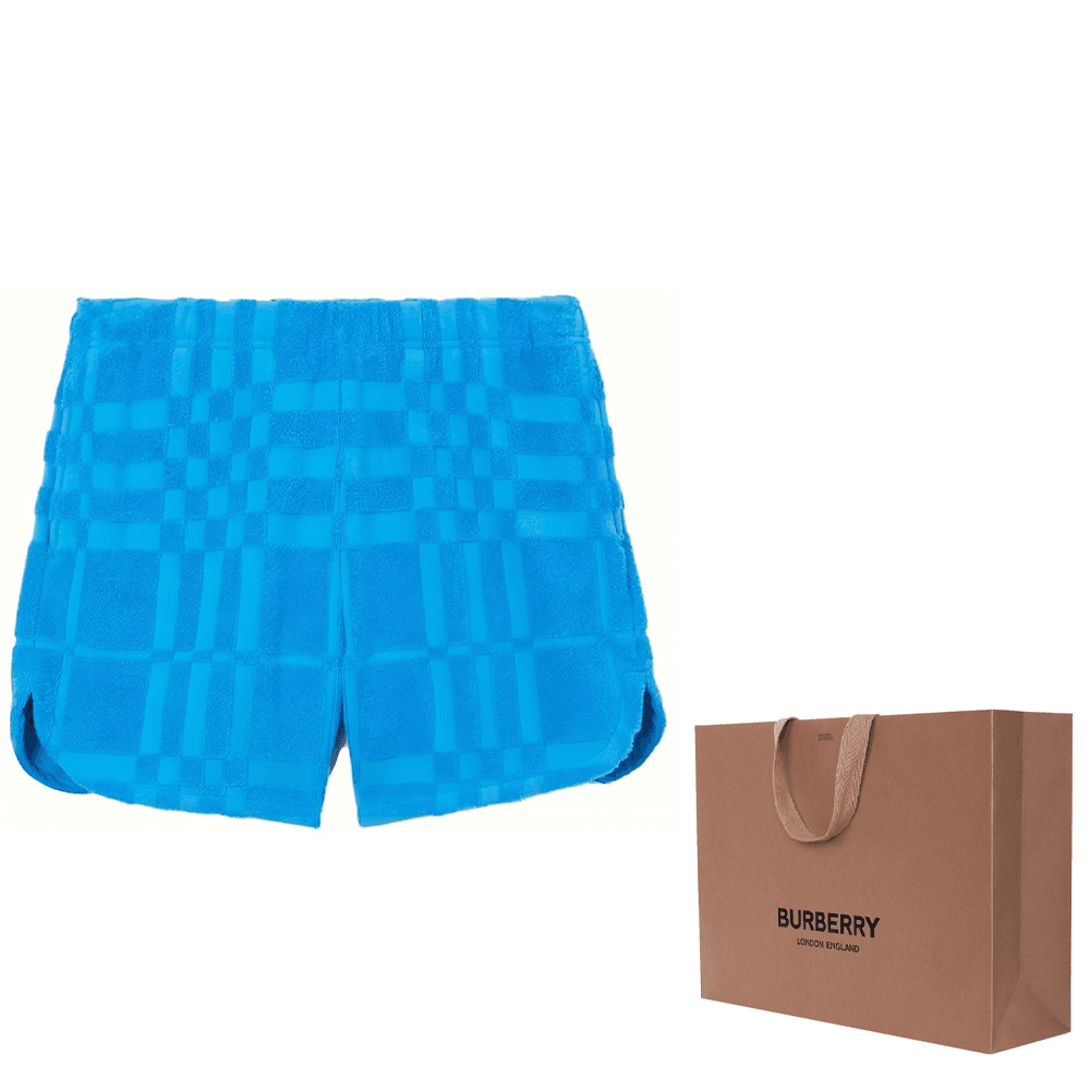 Шорты Burberry SS23 Blue Shorts - изображение 7