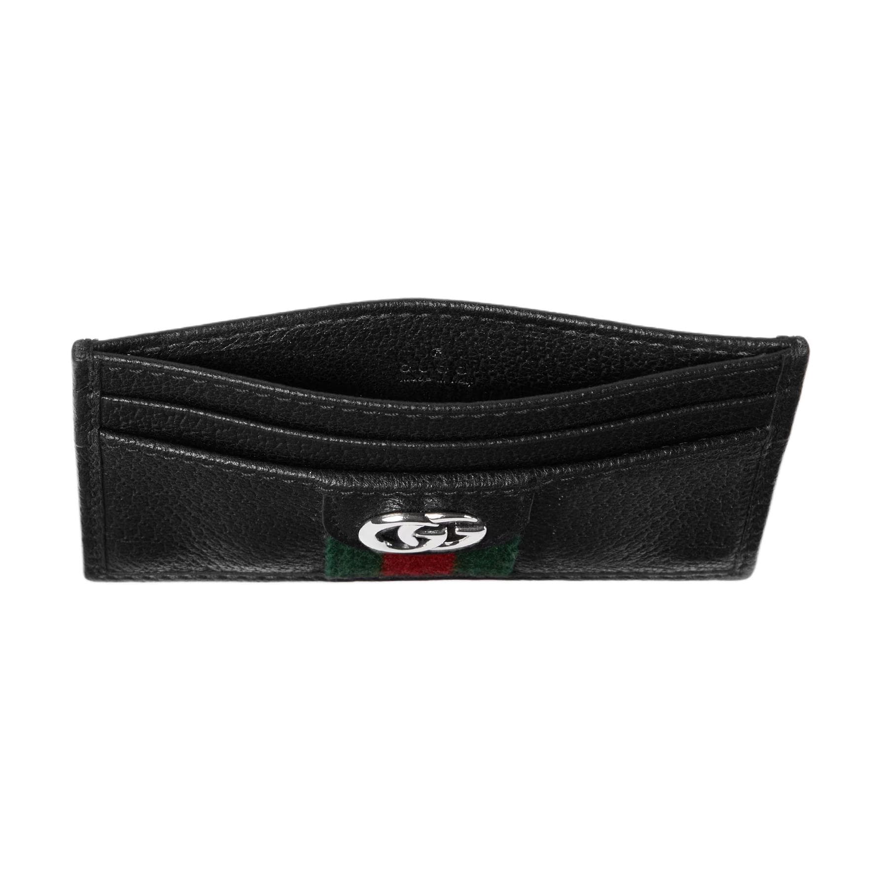 Картхолдер Gucci GG Embossed Мягкая кожа Визитницы Мужской Черный - изображение 4