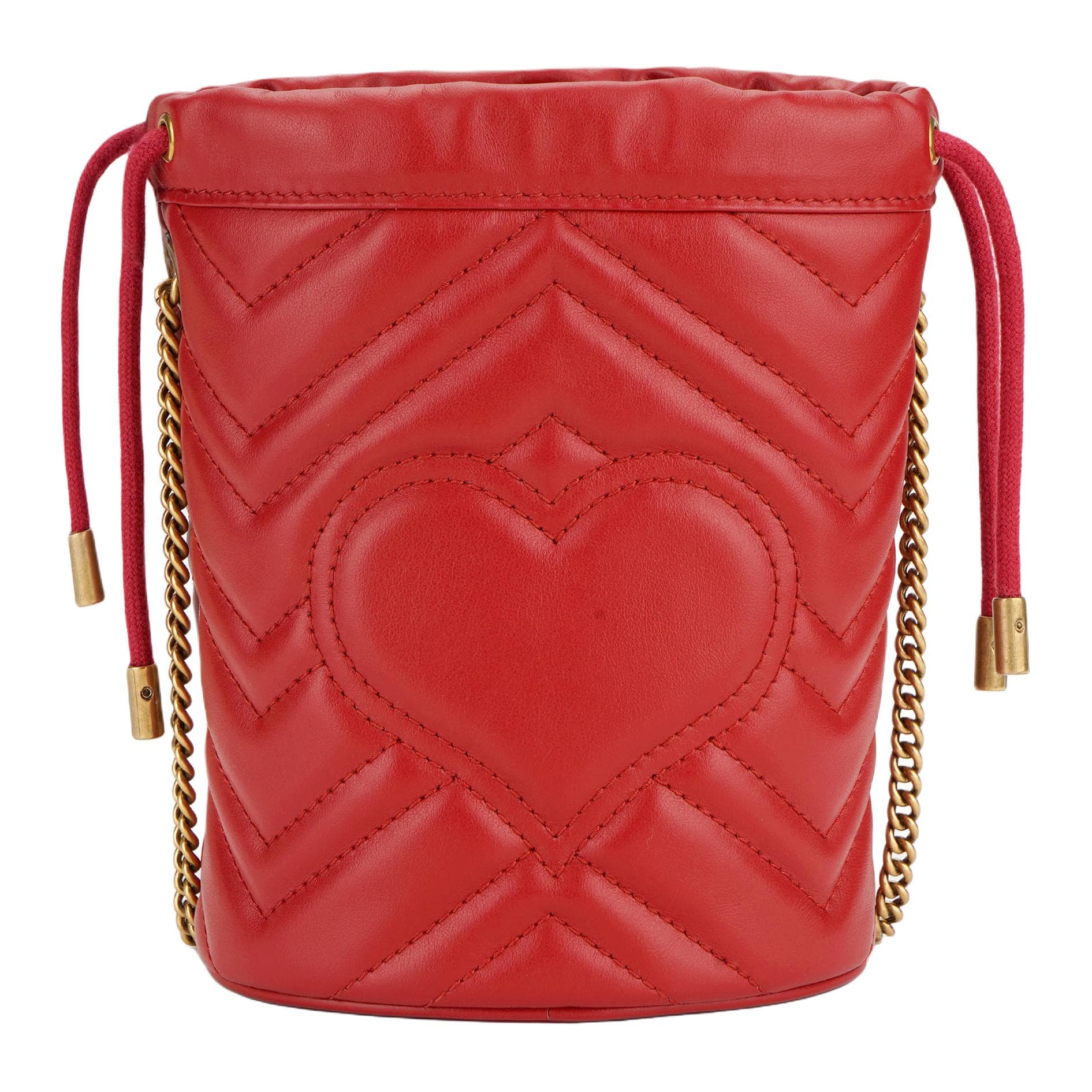 Мини-сумка Gucci GG Marmont Mini Red - изображение 3