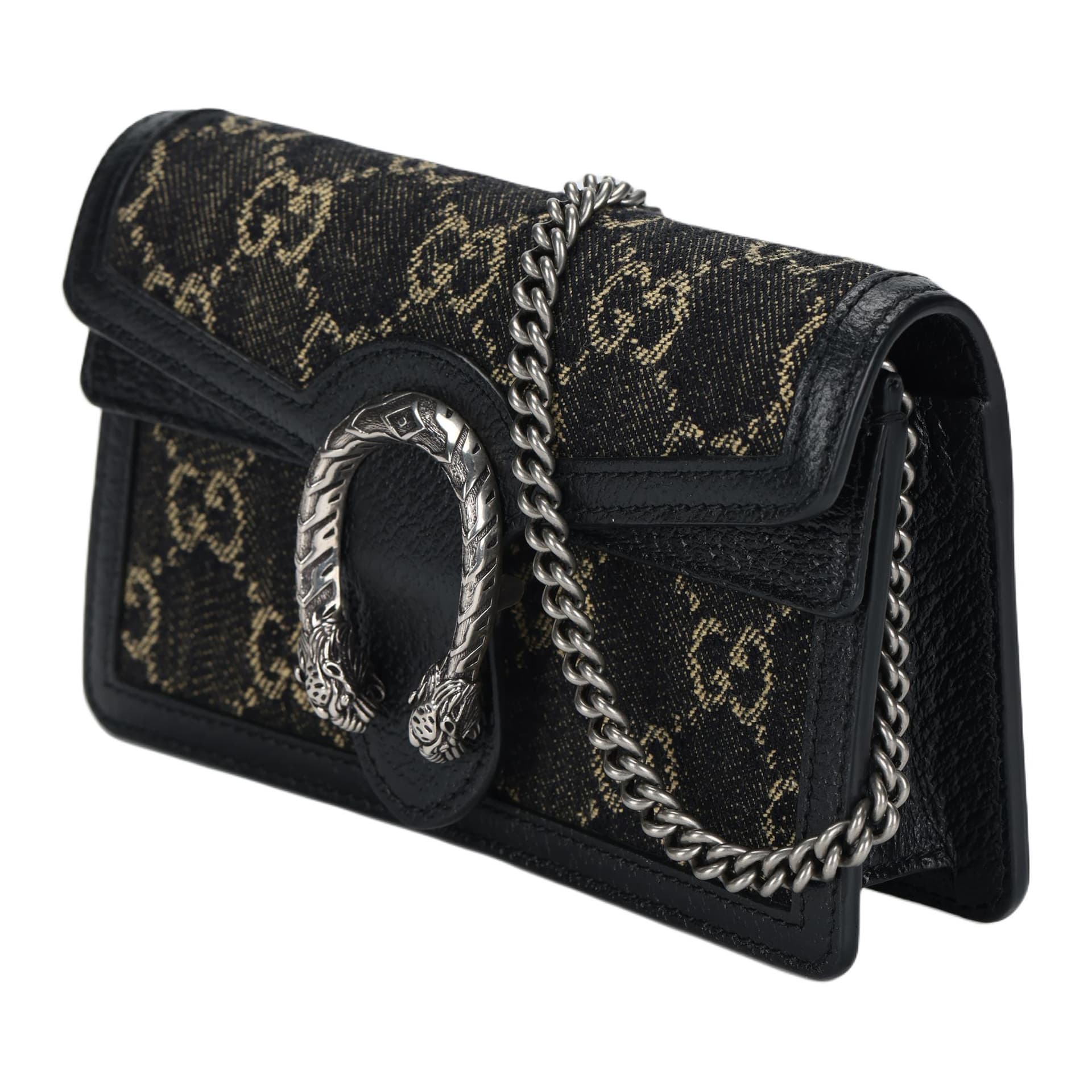 Сумка через плечо Gucci Dionysus Super Mini Black - изображение 2