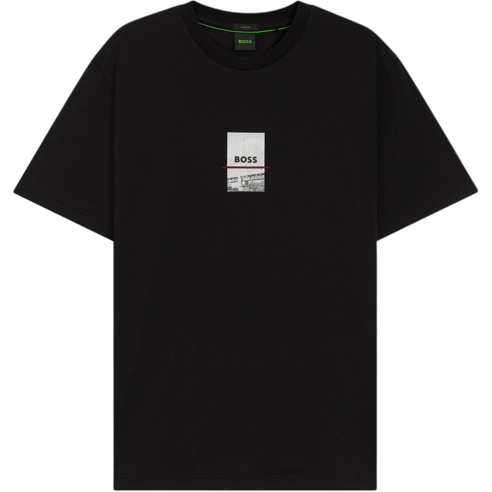 Футболка Hugo Boss Мужские Черные Рубашки - изображение 1