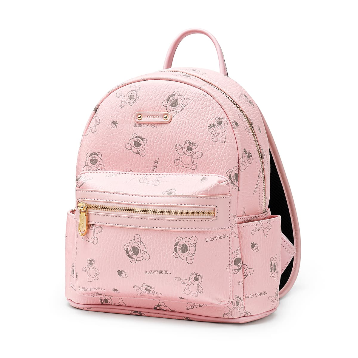 Рюкзак Disney Strawberry Bear Series PVC Рюкзак Рюкзаки Обычный (стандартный) Женские Розовый Белый - изображение 9