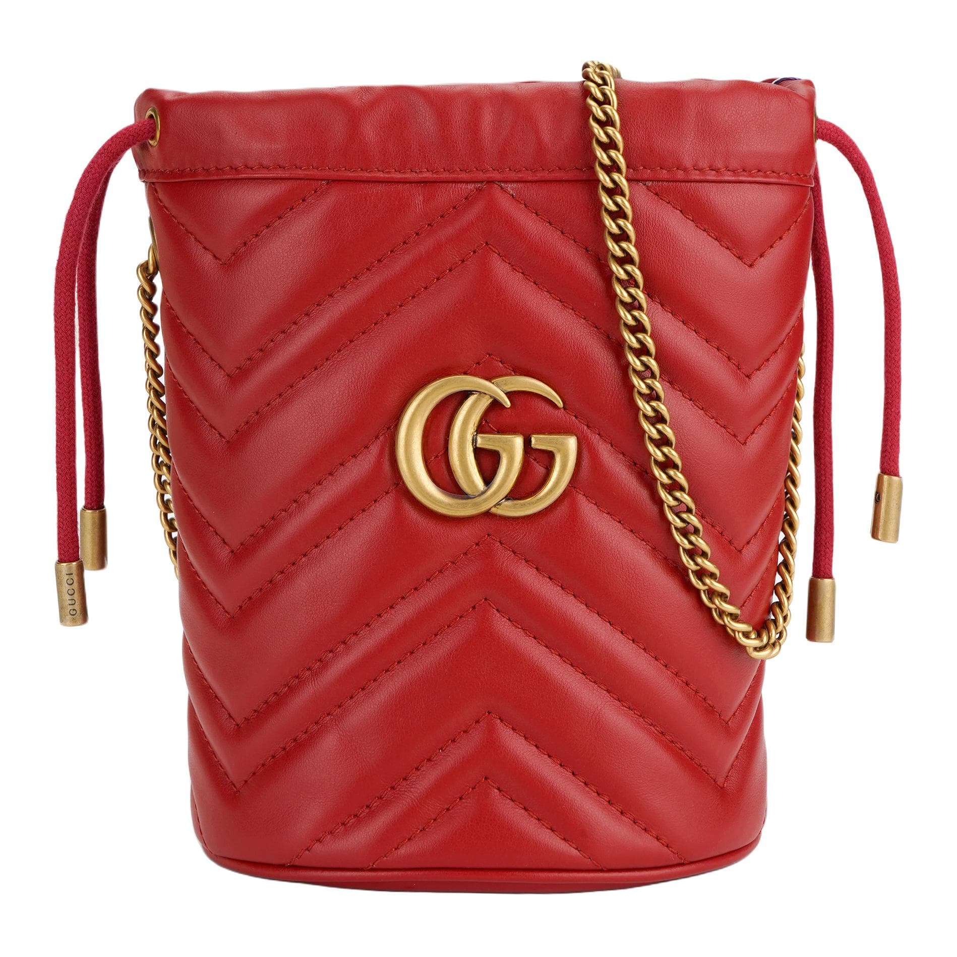 Мини-сумка Gucci GG Marmont Mini Red - изображение 1