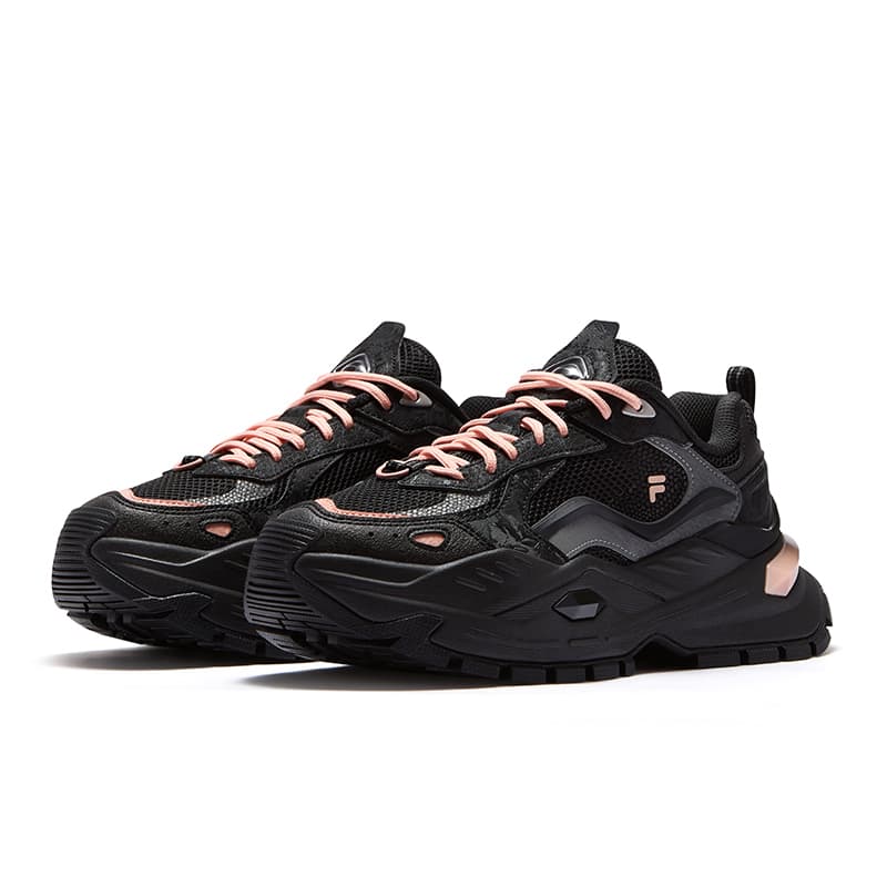 Кроссовки для бега FILA FUSION BIANCO IV Candy Shoes 4 Текстиль Синтетическая кожа Дышащий Низкий верх Повседневные беговые кроссовки - изображение 2
