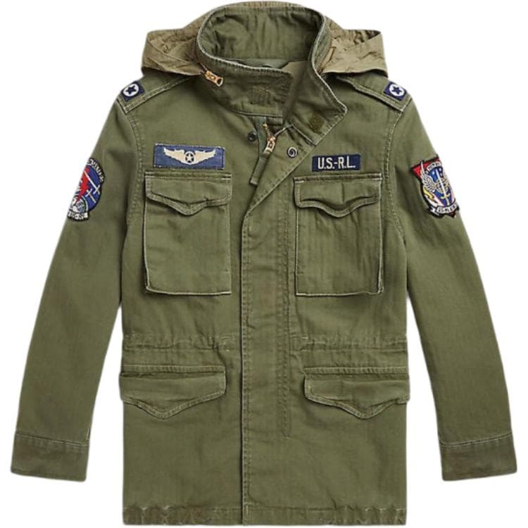 Polo Ralph Lauren Куртки и Пальто Оливкового цвета для Детей - изображение 1