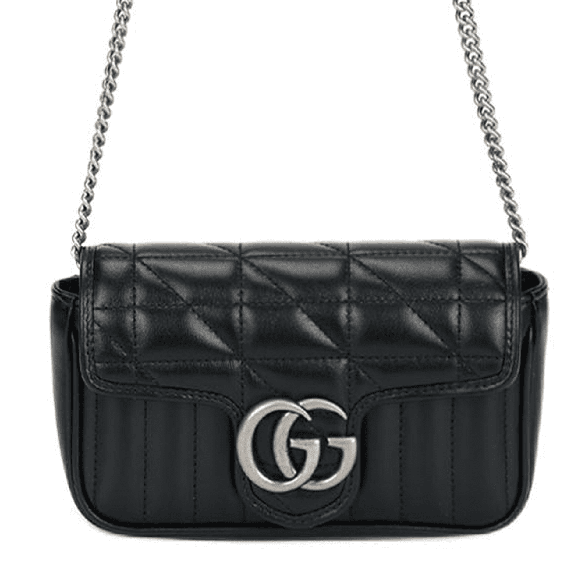 Сумка через плечо Gucci GG Marmont Mini Black - изображение 1