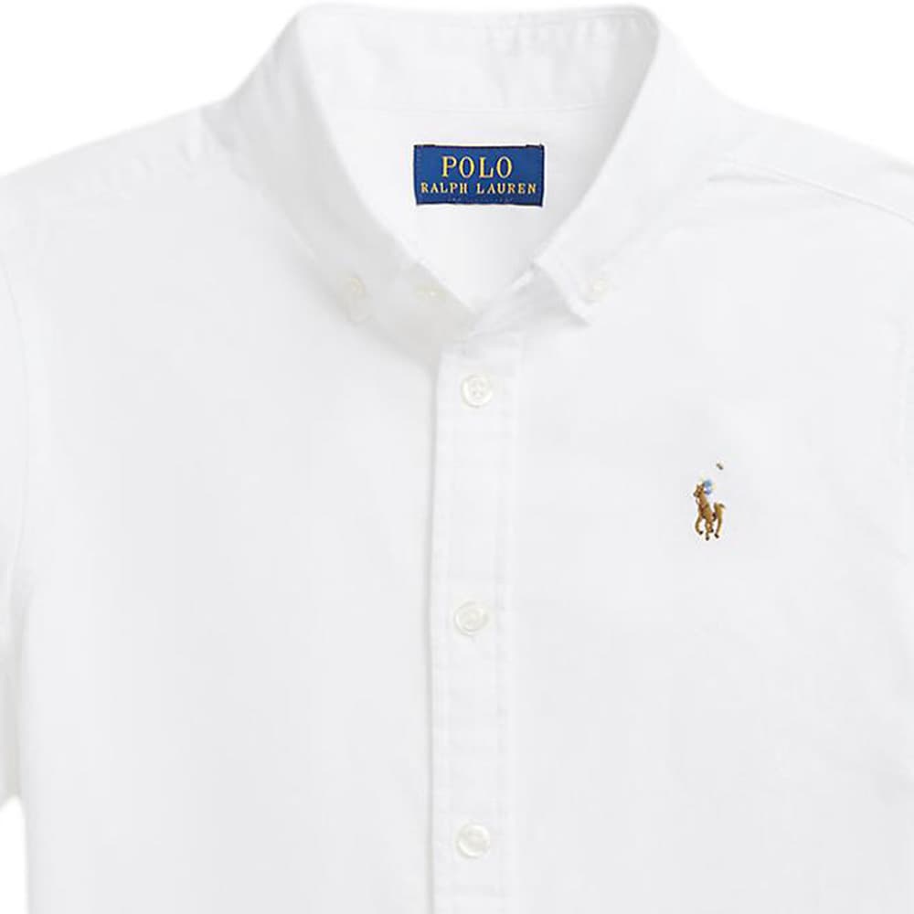 Polo Ralph Lauren SS24 Животный узор Детский топ Летний Детский Белый - изображение 3