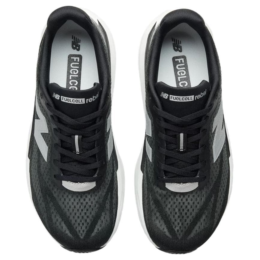 Кроссовки для бега new balance FuelCell Rebel V5 Ткань Дышащий Low Топ Беговые кроссовки Унисекс Черный - изображение 4