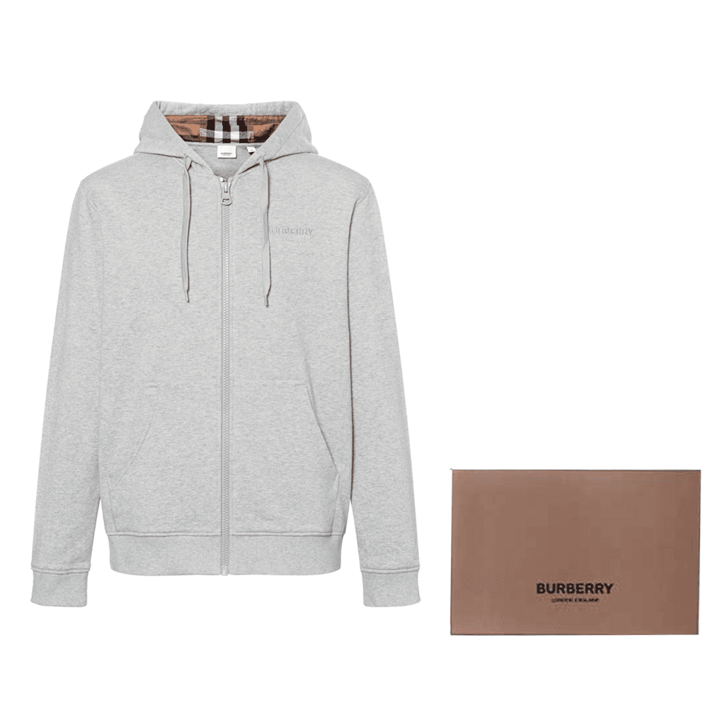 Худи Burberry Hoodie Grey - изображение 4
