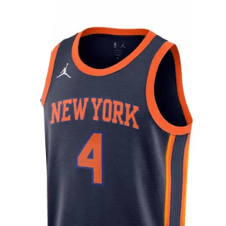 Баскетбольная майка Nike NBA Knicks Rose Jersey 4 Deep Blue - изображение 4