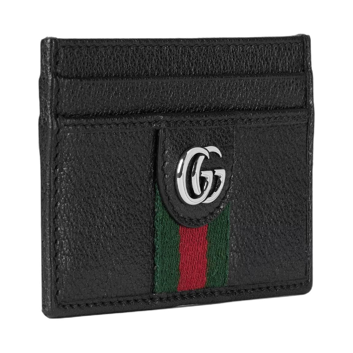 Картхолдер Gucci GG Embossed Мягкая кожа Визитницы Мужской Черный - изображение 2