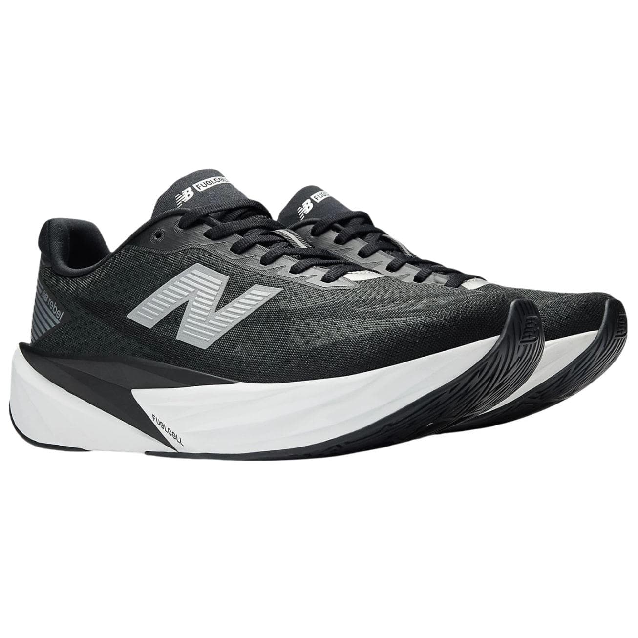 Кроссовки для бега new balance FuelCell Rebel V5 Ткань Дышащий Low Топ Беговые кроссовки Унисекс Черный - изображение 3
