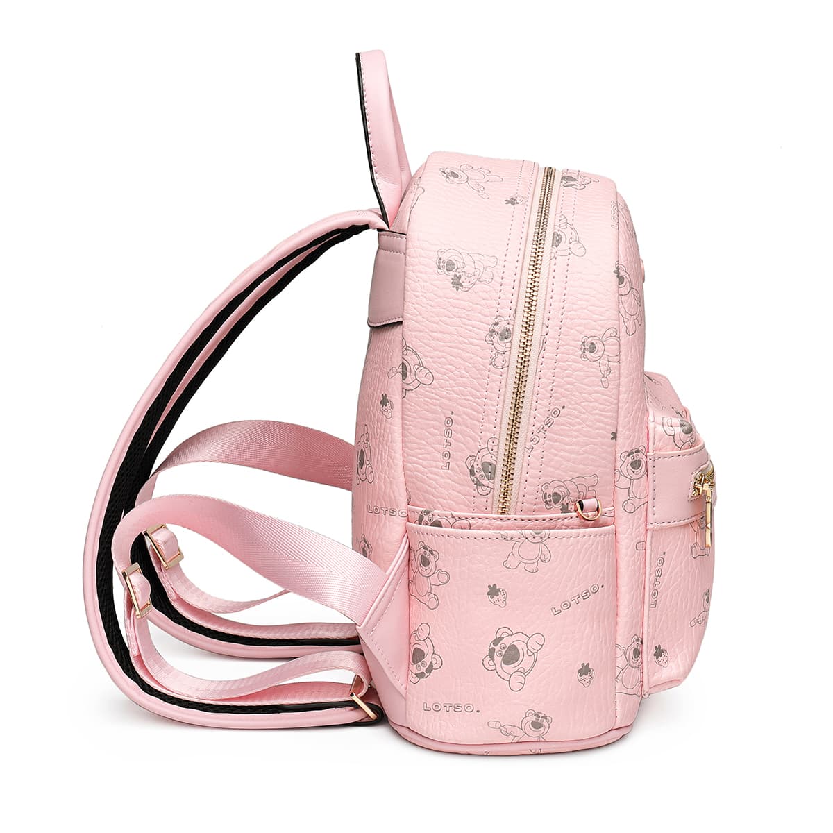 Рюкзак Disney Strawberry Bear Series PVC Рюкзак Рюкзаки Обычный (стандартный) Женские Розовый Белый - изображение 10