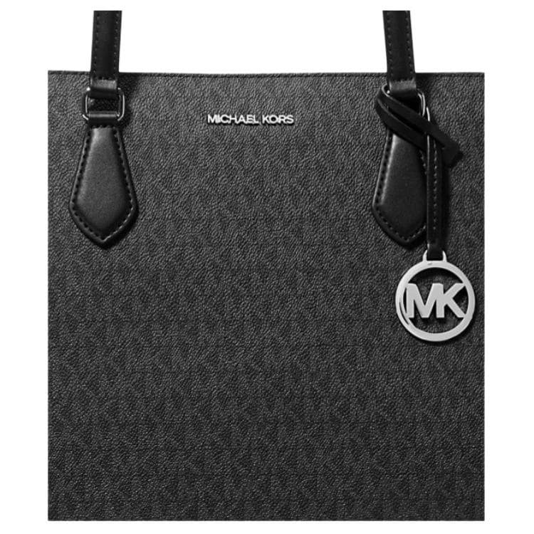 Мини-сумка MICHAEL KORS SHEILA Покрытие Холст Сумка Большая Женская Черная - изображение 3