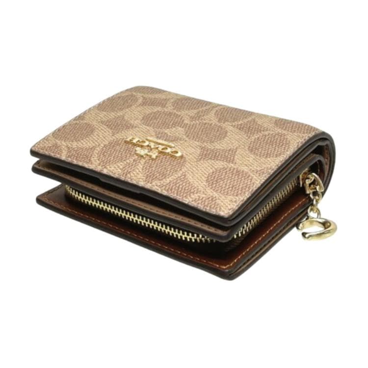 Кошелек COACH Покрытие Холст Кошелек Женский Коричневый - изображение 3