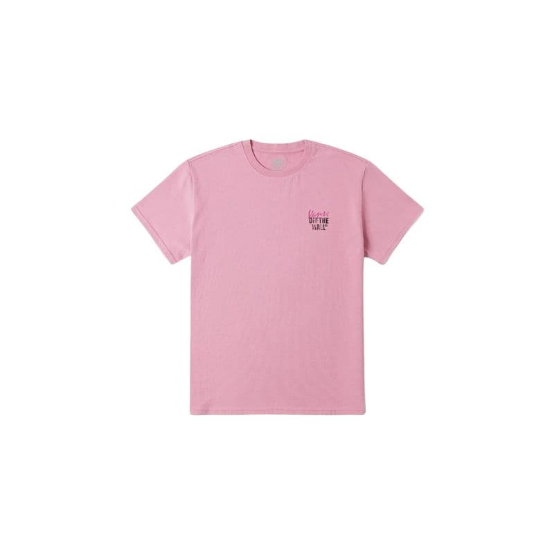 Футболка Vans Off THE WALL Розовые Женские T-рубашки - изображение 1