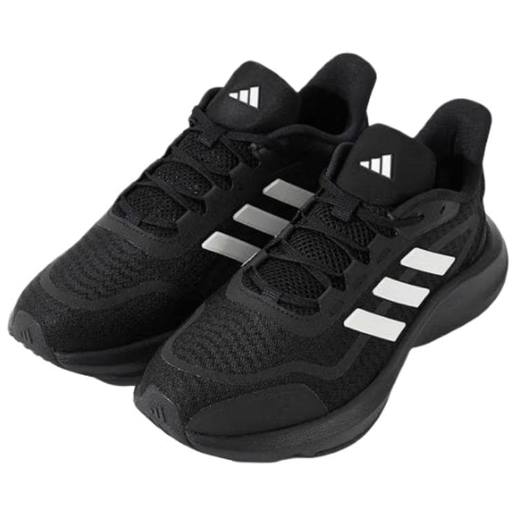 Кроссовки для бега Adidas All Day Essential противоскользящие устойчивые к истиранию низкие повседневные беговые кроссовки унисекс черные - изображение 3