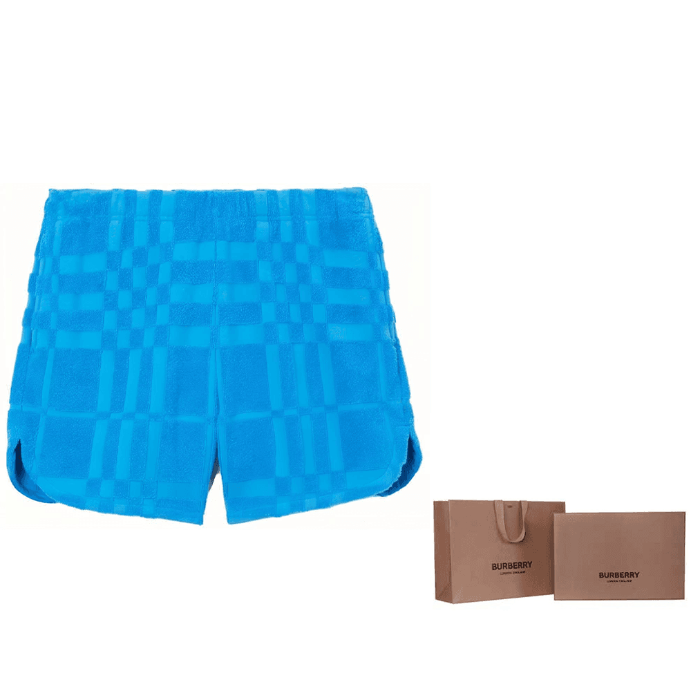 Шорты Burberry SS23 Blue Shorts - изображение 9