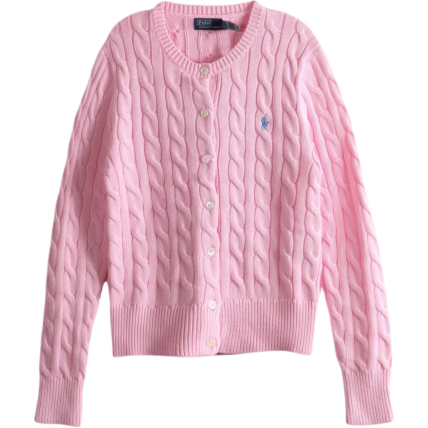 Кофта Polo Ralph Lauren Трикотаж Облегающий Женский Карамельный Розовый - изображение 1